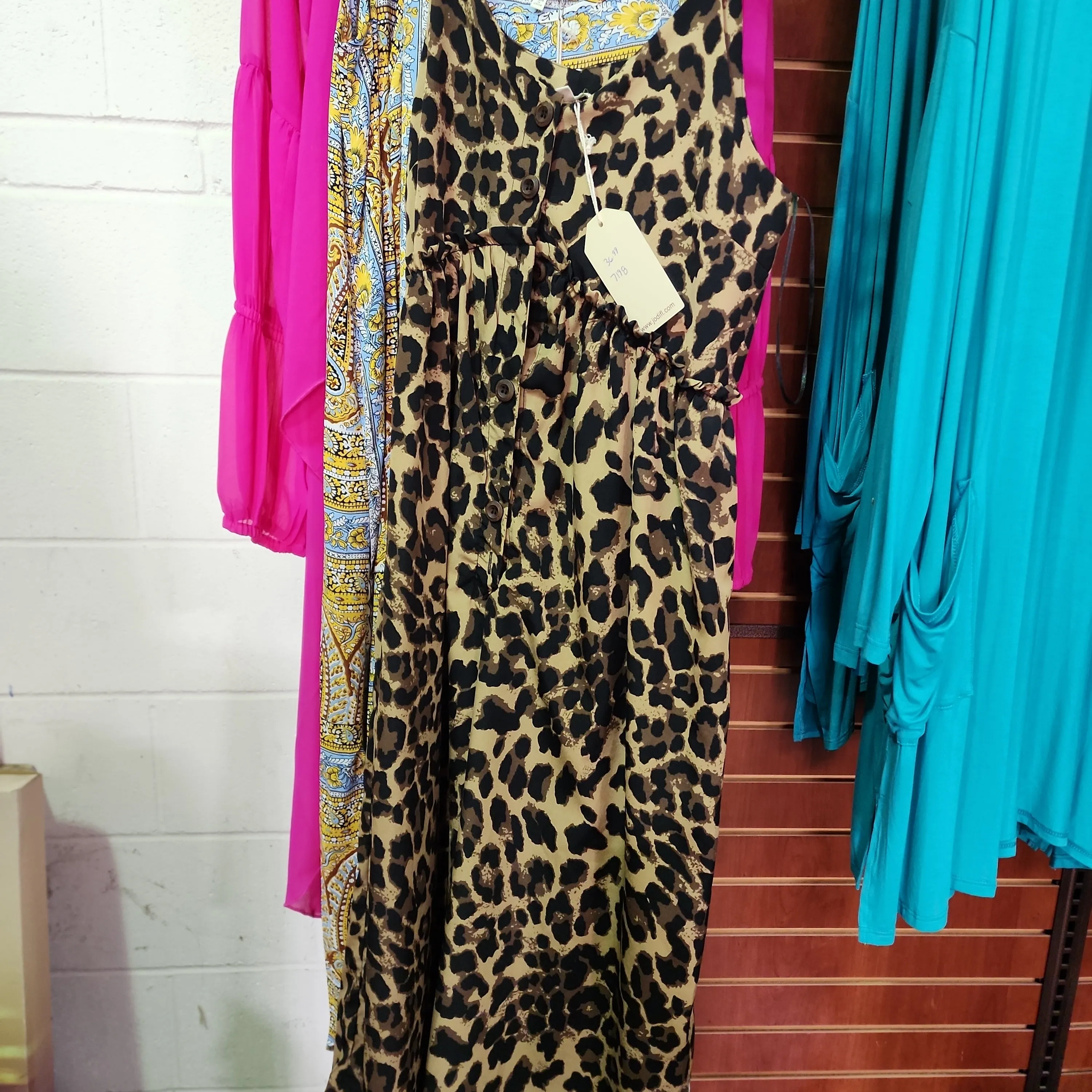 7198 LEOPARD PRINT WIDE LEG JUMPER
