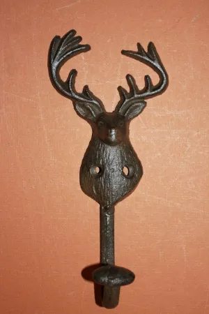 8)pcs, Deer hunter wall decor, Elk, cast iron wildlife decor, hunting lodge decor, fast & free shipping, ready to paint,W-51