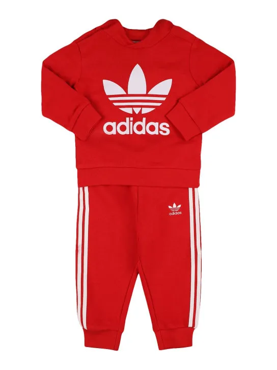 adidas Originals   Cotton blend hoodie &amp; sweatpants 
