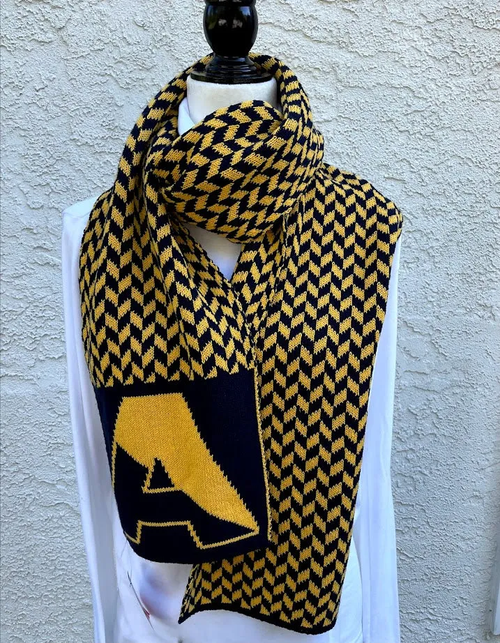 Agnes IRwin Mini-Chevron Block A Scarf