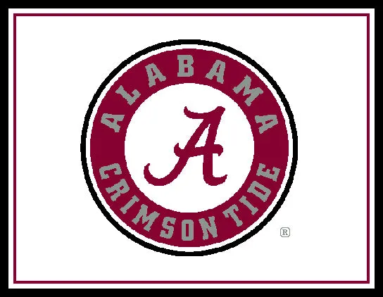 Alabama Seal Blanket Natural 60 x 50