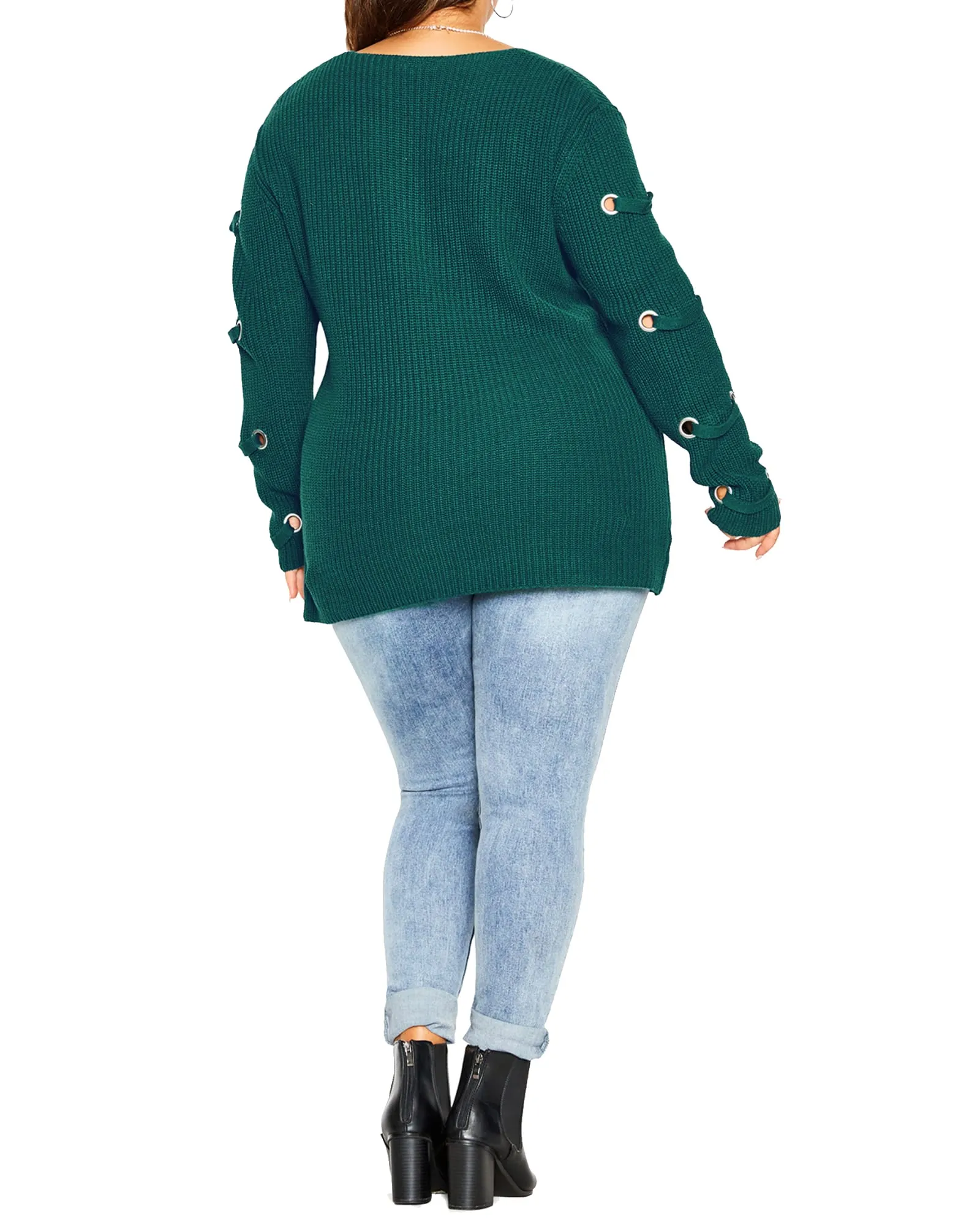 Alma Eyelet Sleeve Tunic | Alpine