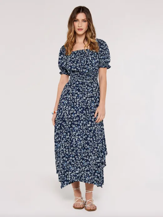 AP - Blue print maxi dress