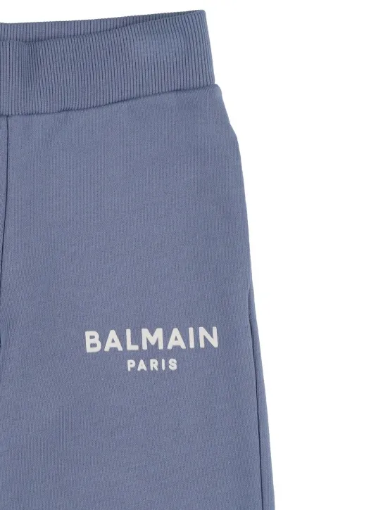 Balmain   Organic cotton sweatpants w/logo 