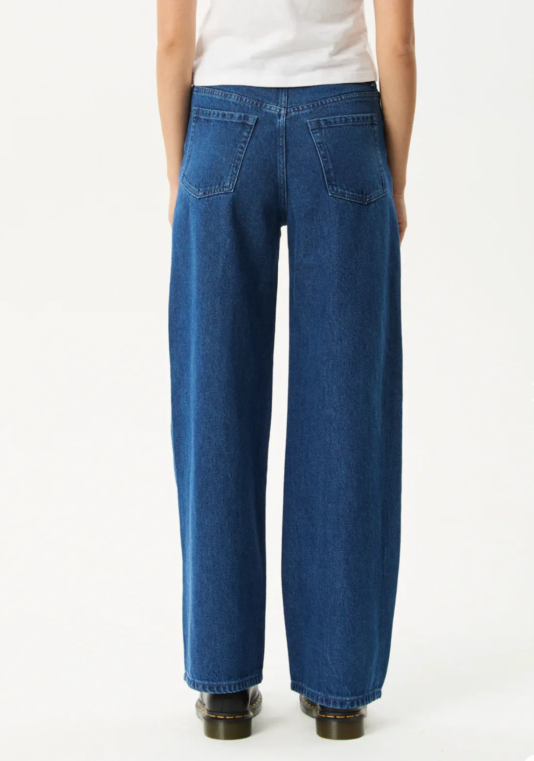 BELLA DENIM WIDE LEG BAGGY JEANS| AUTHENTIC BLUE