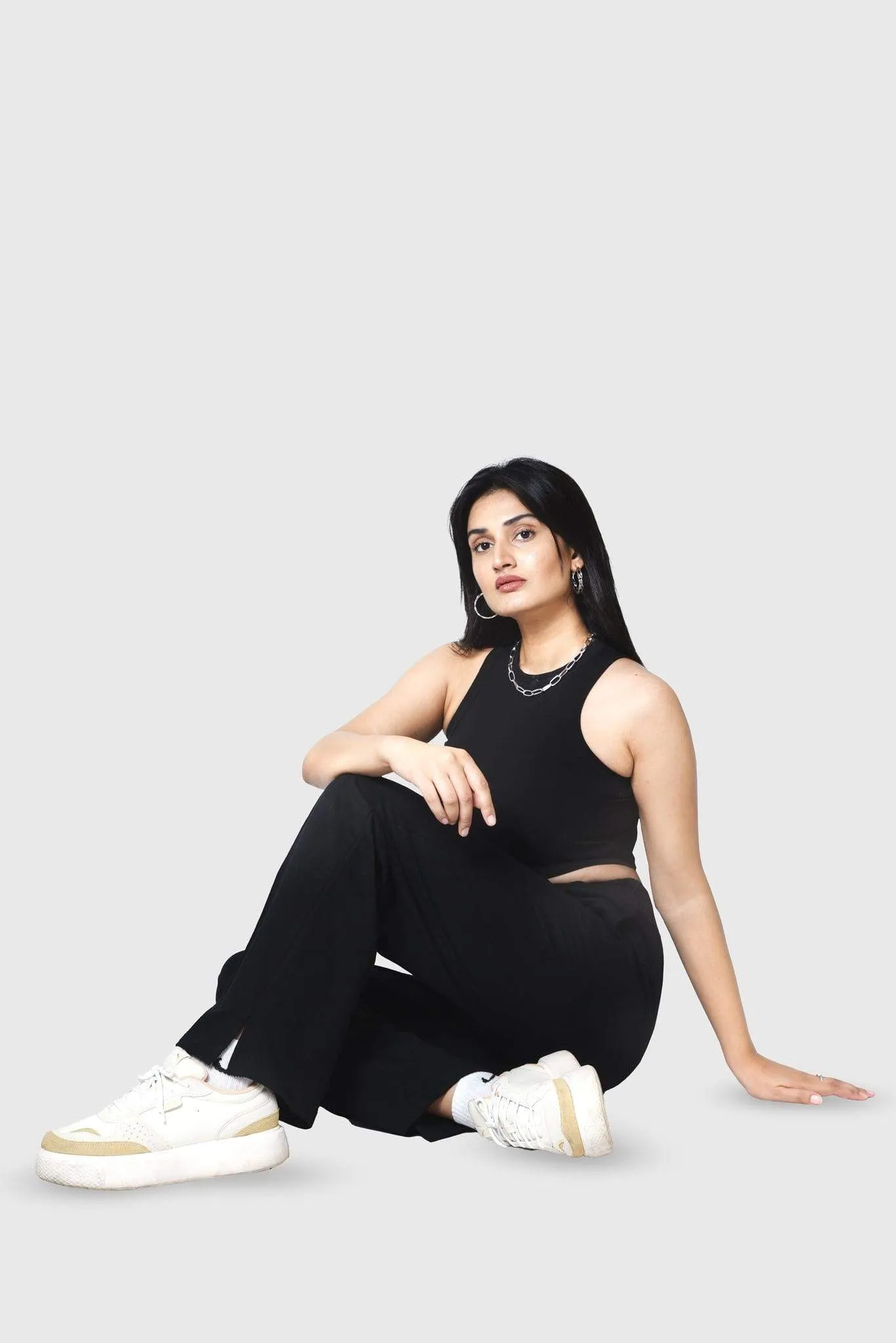 Black High Waist Sweatpants