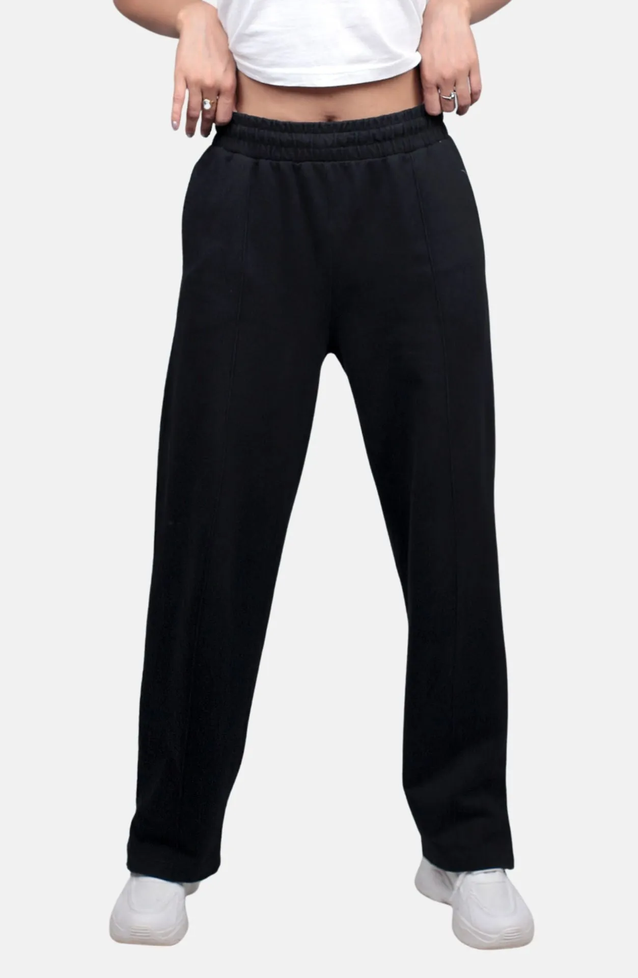 Black High Waist Sweatpants