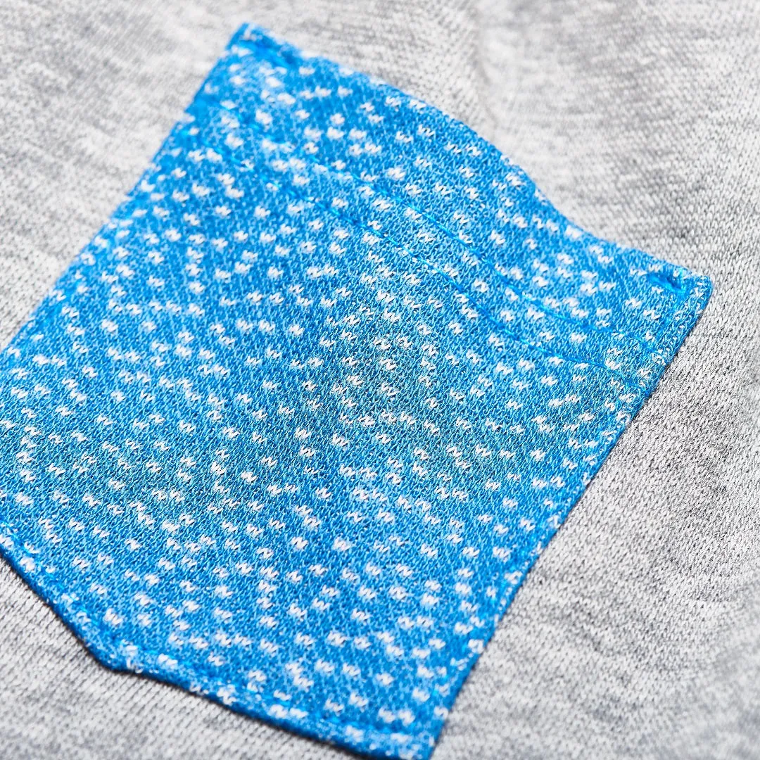 Boy`s Sweatpants "Sweat Grey/Dotties Blue"