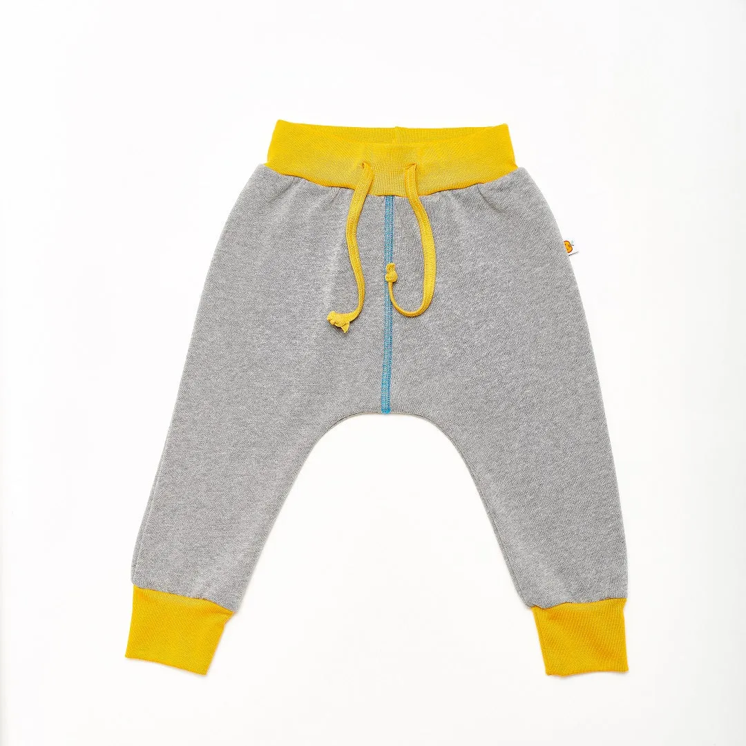 Boy`s Sweatpants "Sweat Grey/Dotties Blue"