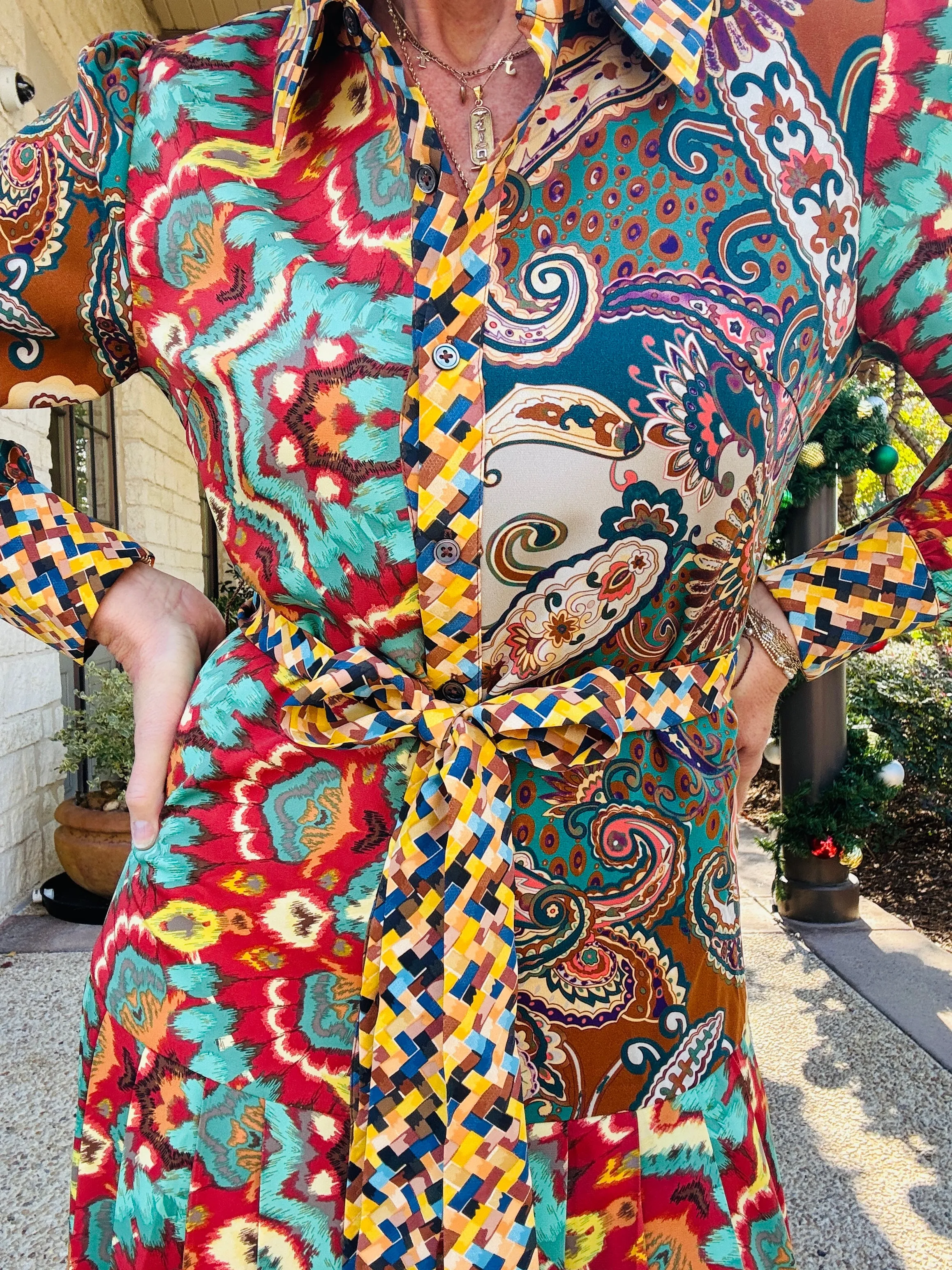 Button Down Maxi Dress