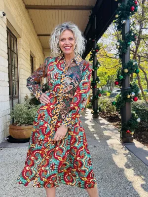 Button Down Maxi Dress