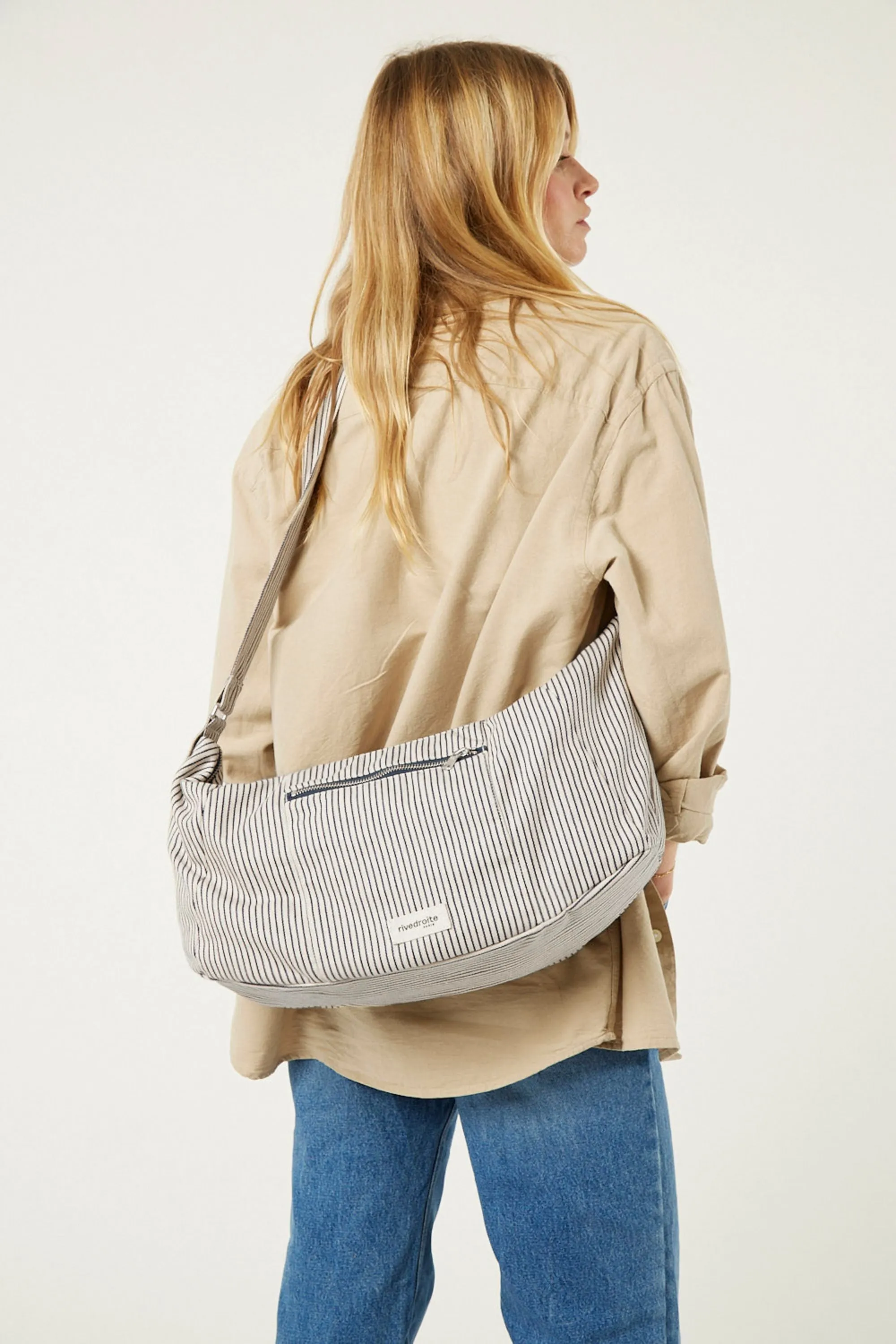 Charlot the Crossbody bag - Recycled cotton Écume