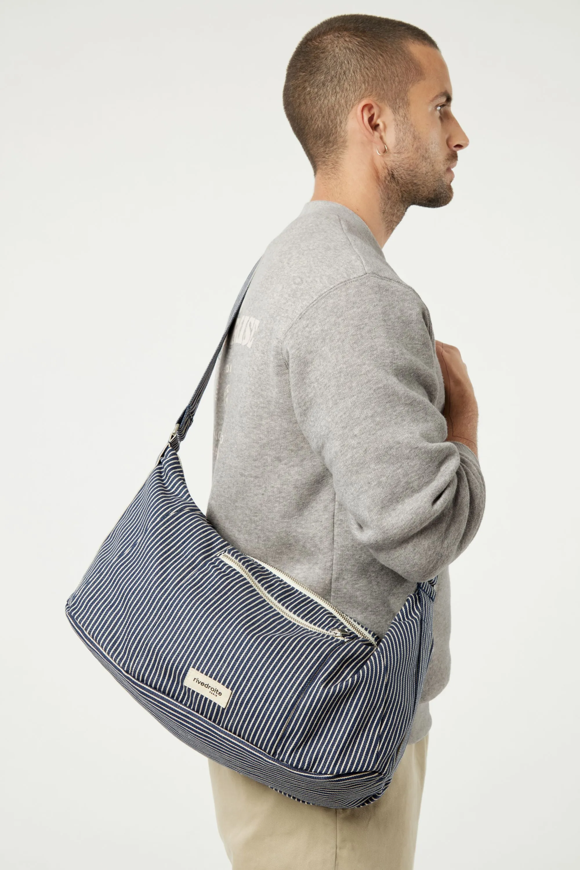 Charlot the Crossbody bag - Recycled cotton Océan
