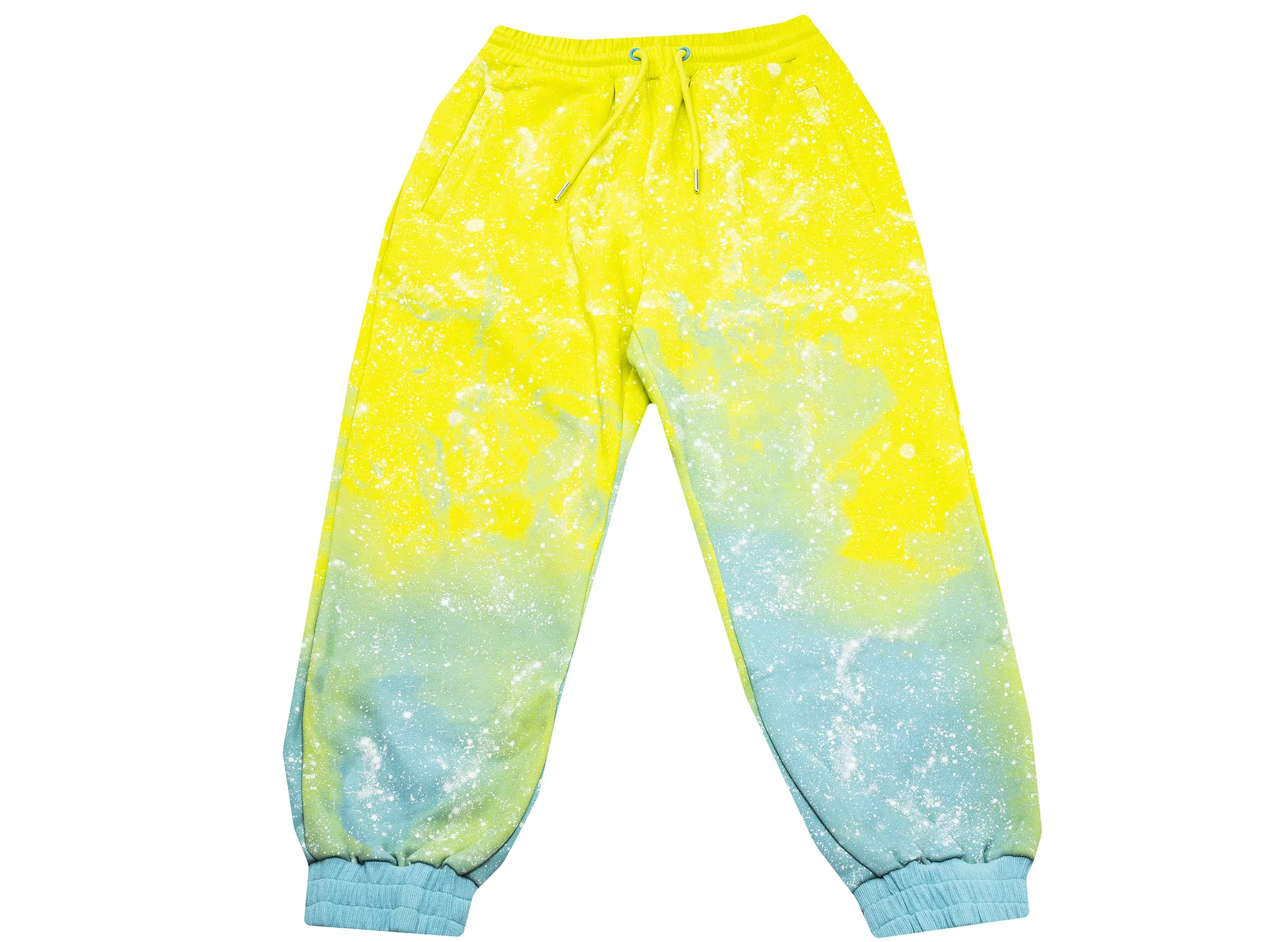 Clot Stars All Over Sweatpants in Yellow