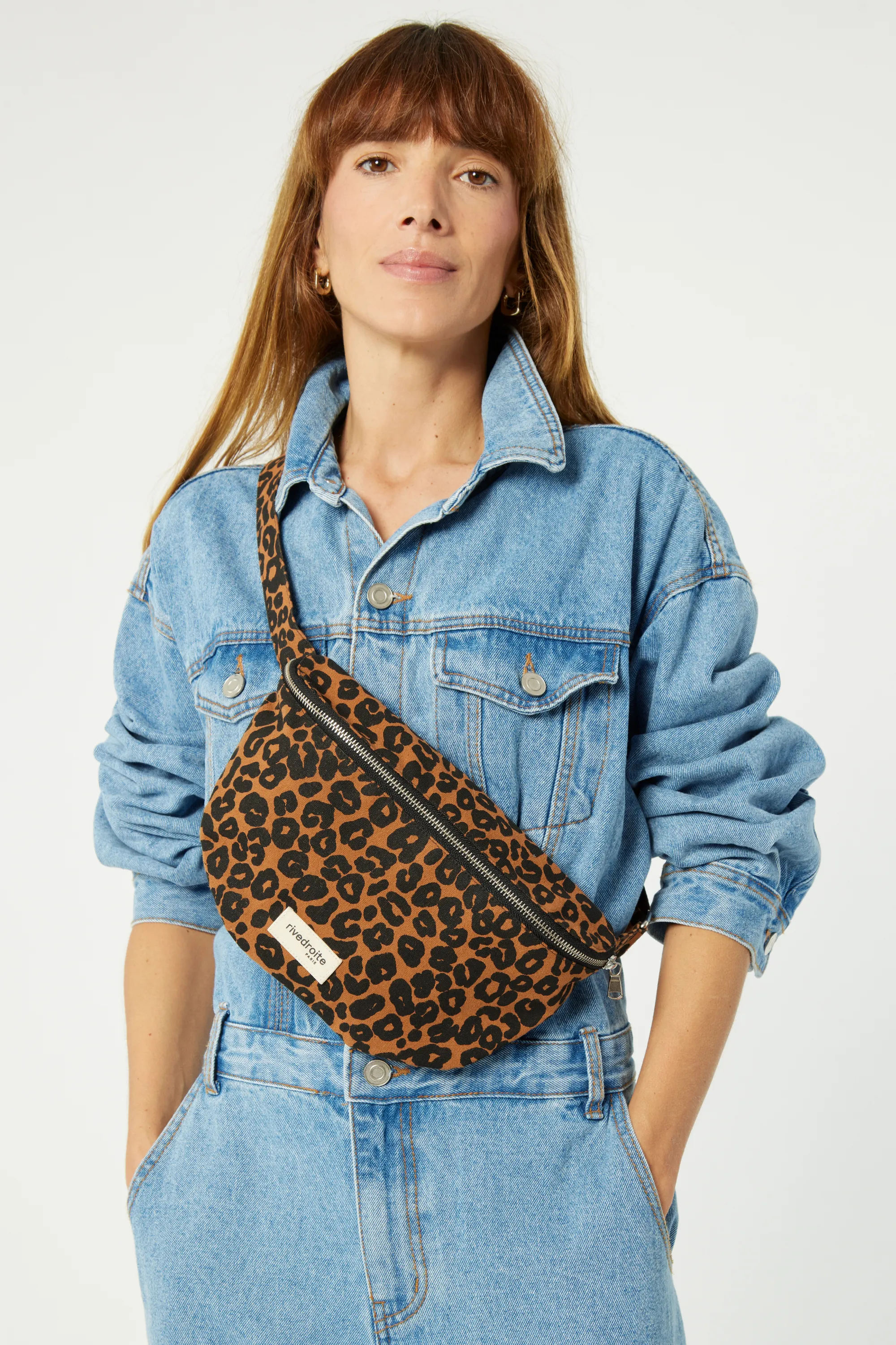 Custine the waist bag - Recycled cotton Leopard
