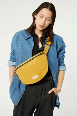 Custine XL the waist bag - Recycled cotton Mustard