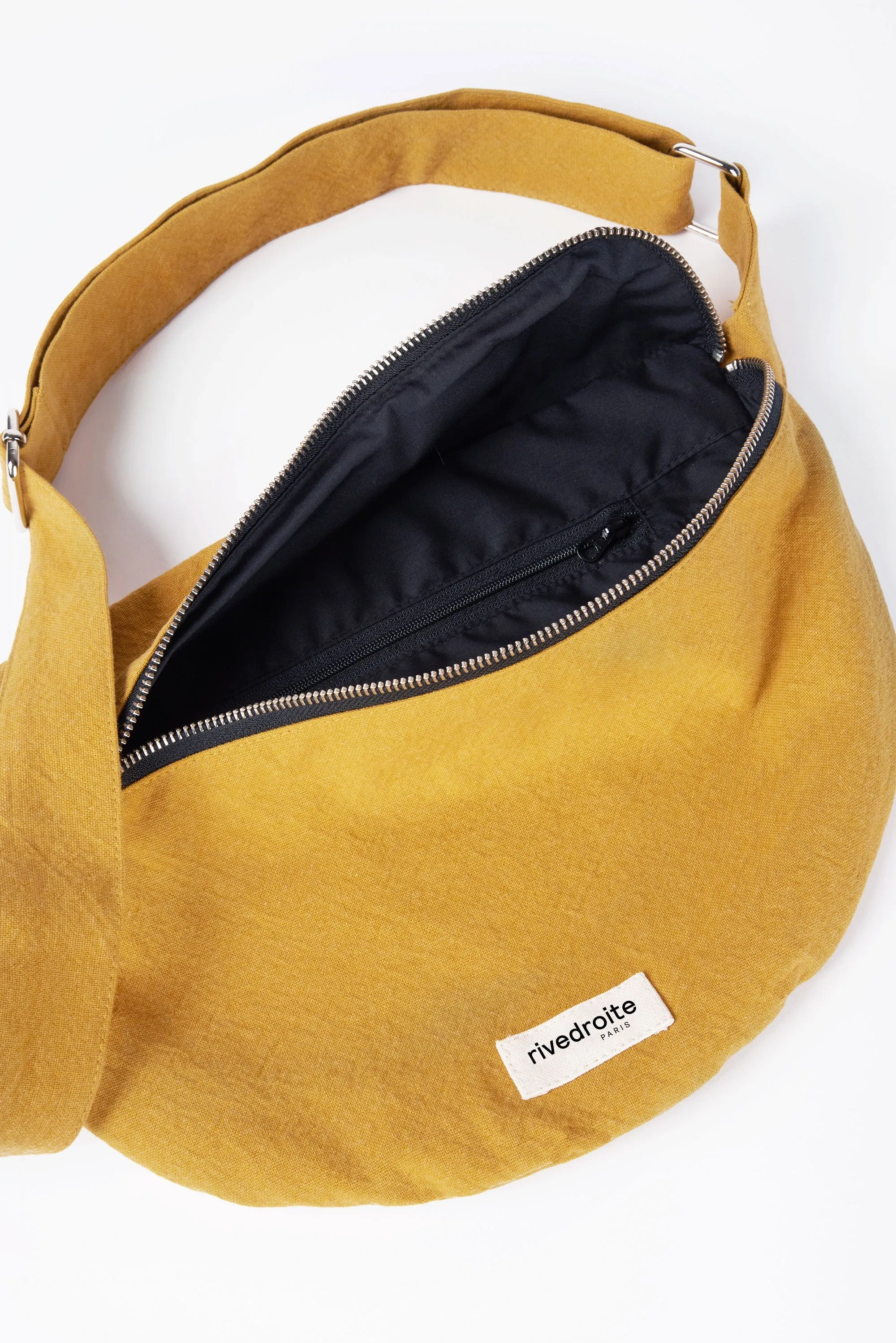Custine XL the waist bag - Recycled cotton Mustard