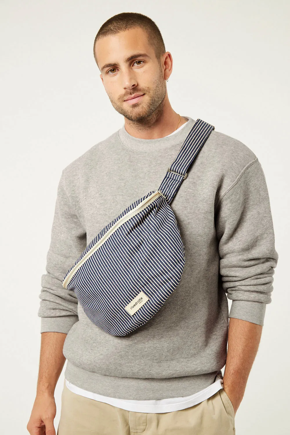 Custine XL the waist bag - Recycled cotton Océan