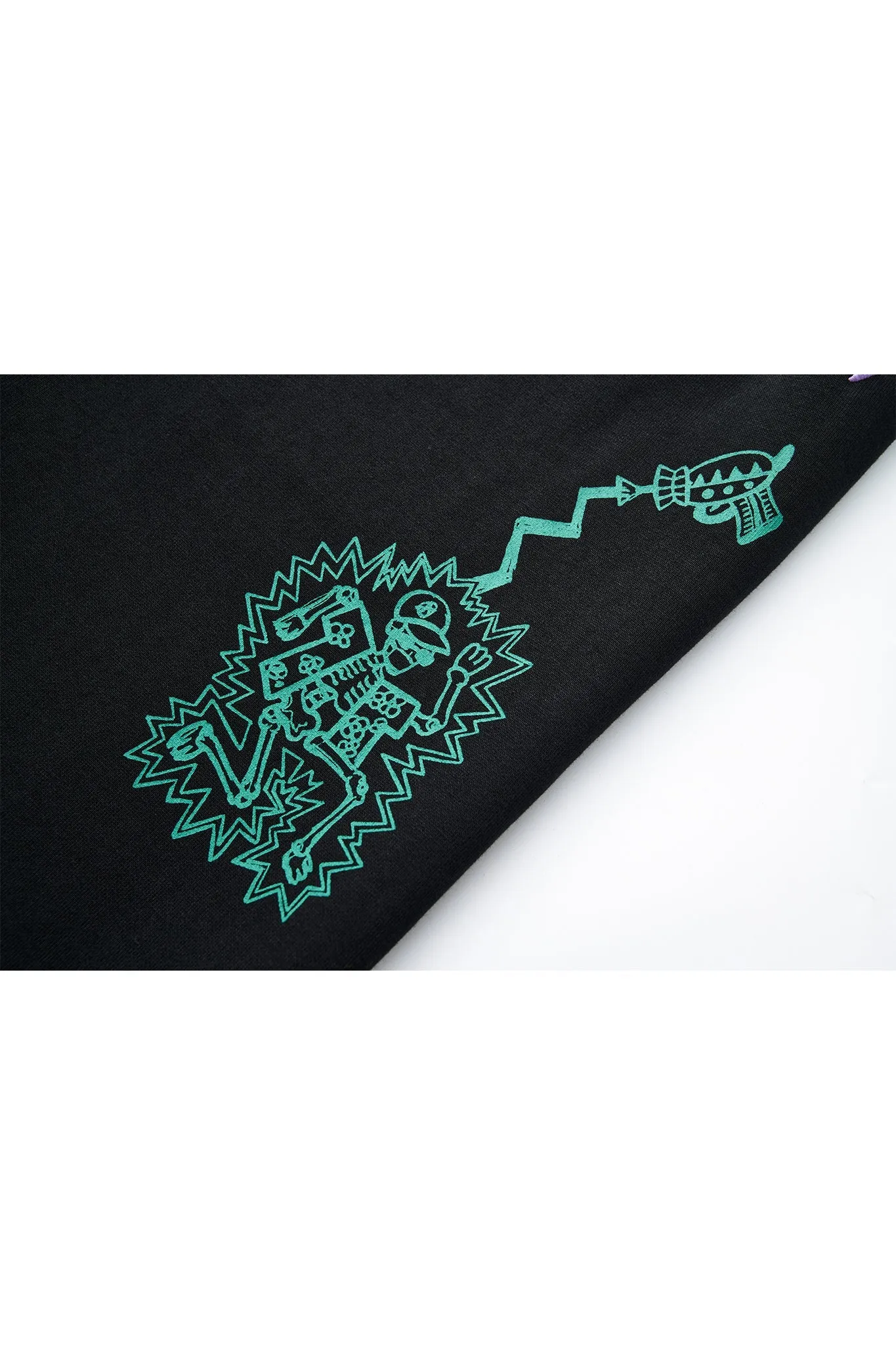 DANCING SKULL SWEATPANTS BLACK