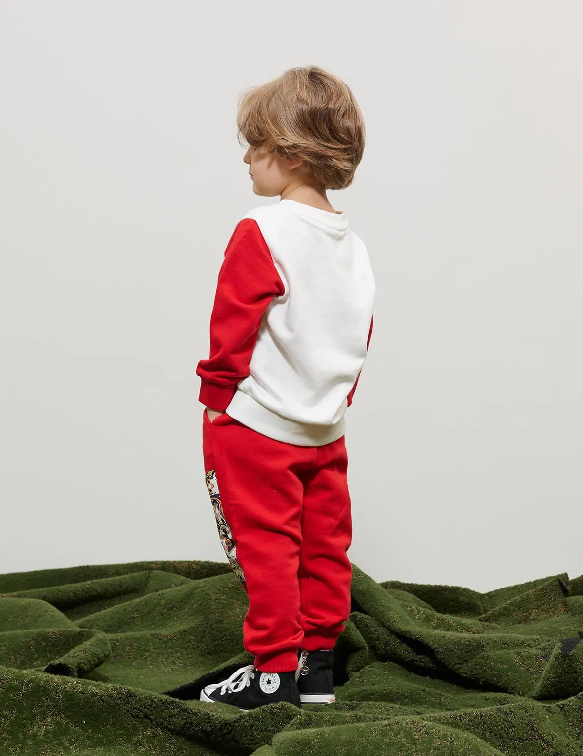 Daruma Buddies Print Sweatpants