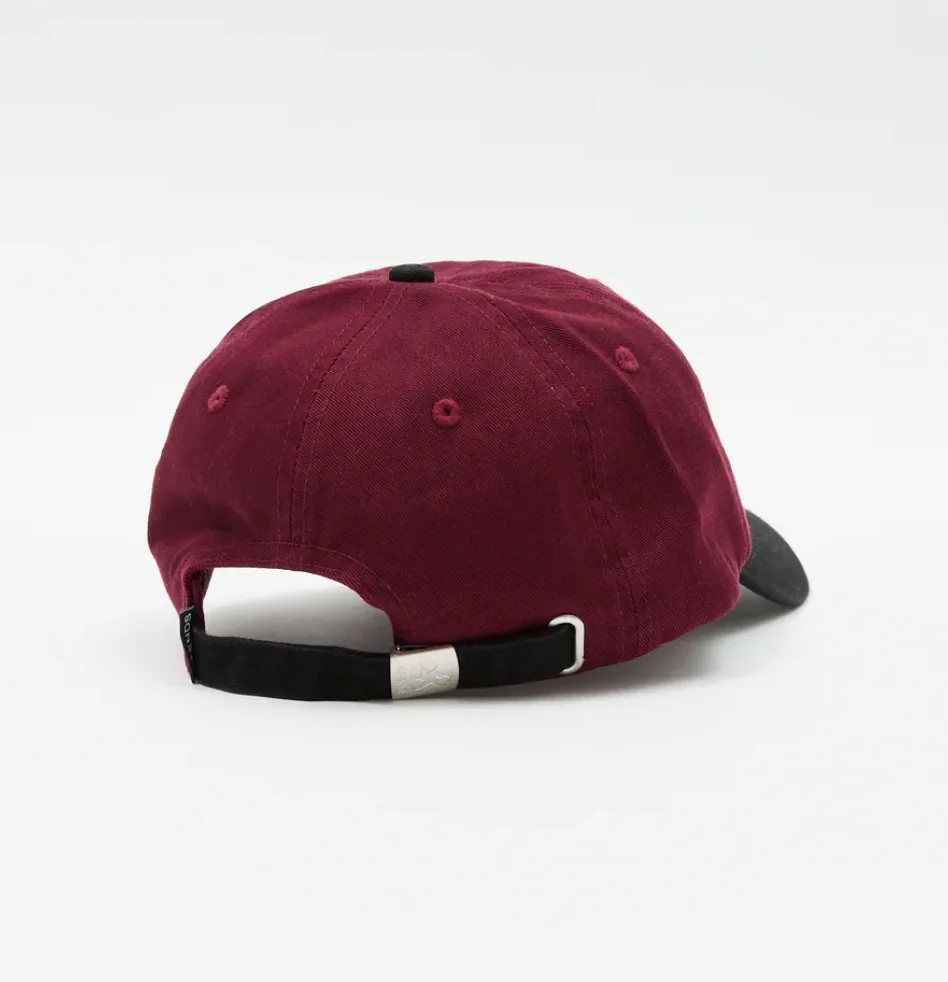 DISCO PANELLED CAP | BURGUNDY