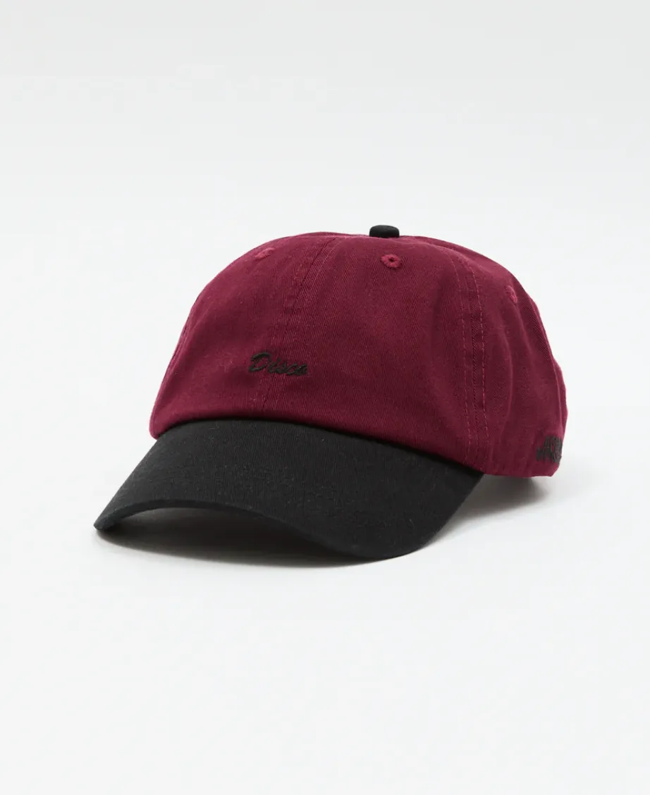 DISCO PANELLED CAP | BURGUNDY