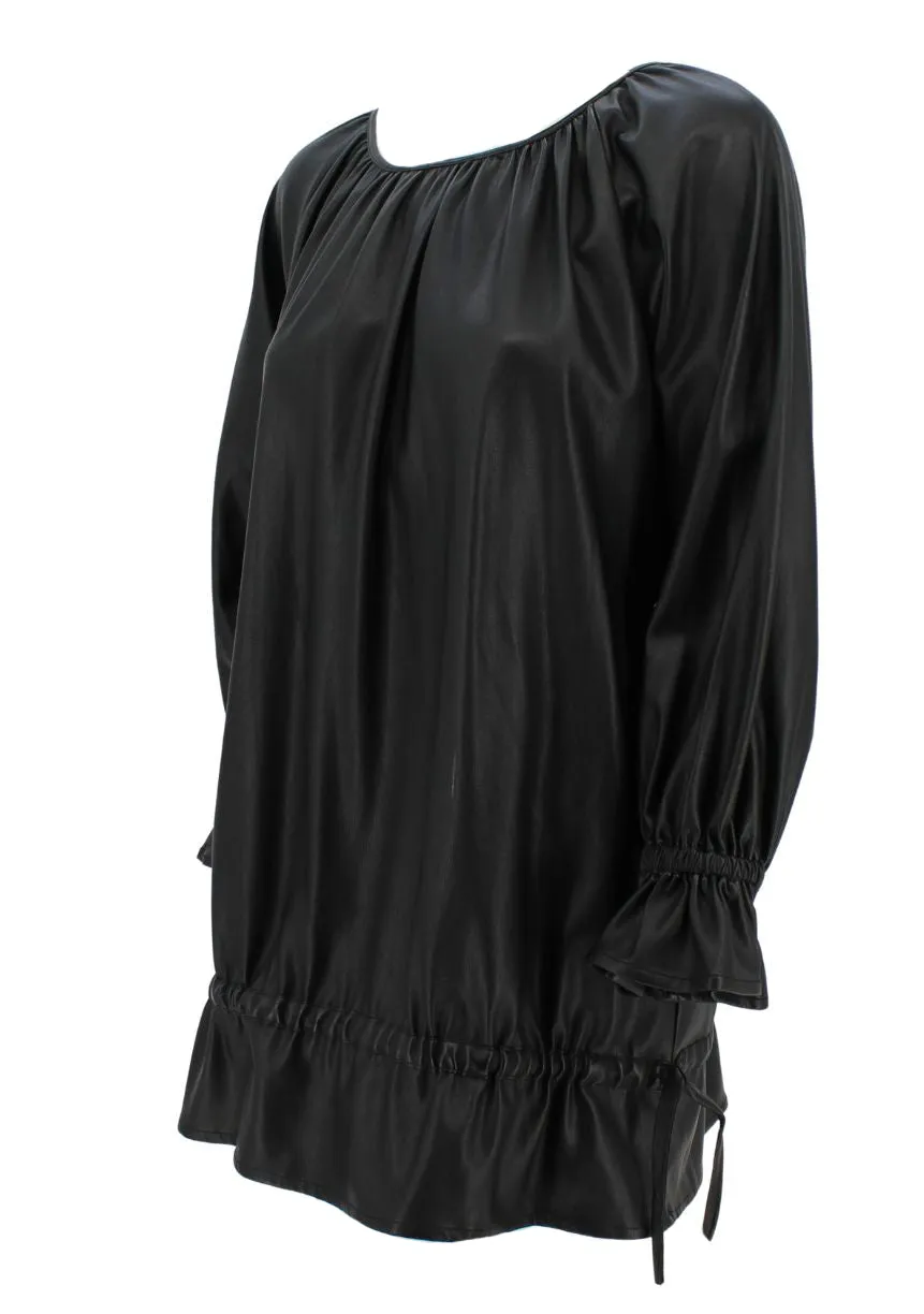 Dolce Cabo Faux Leather Babydoll Dress/Tunic