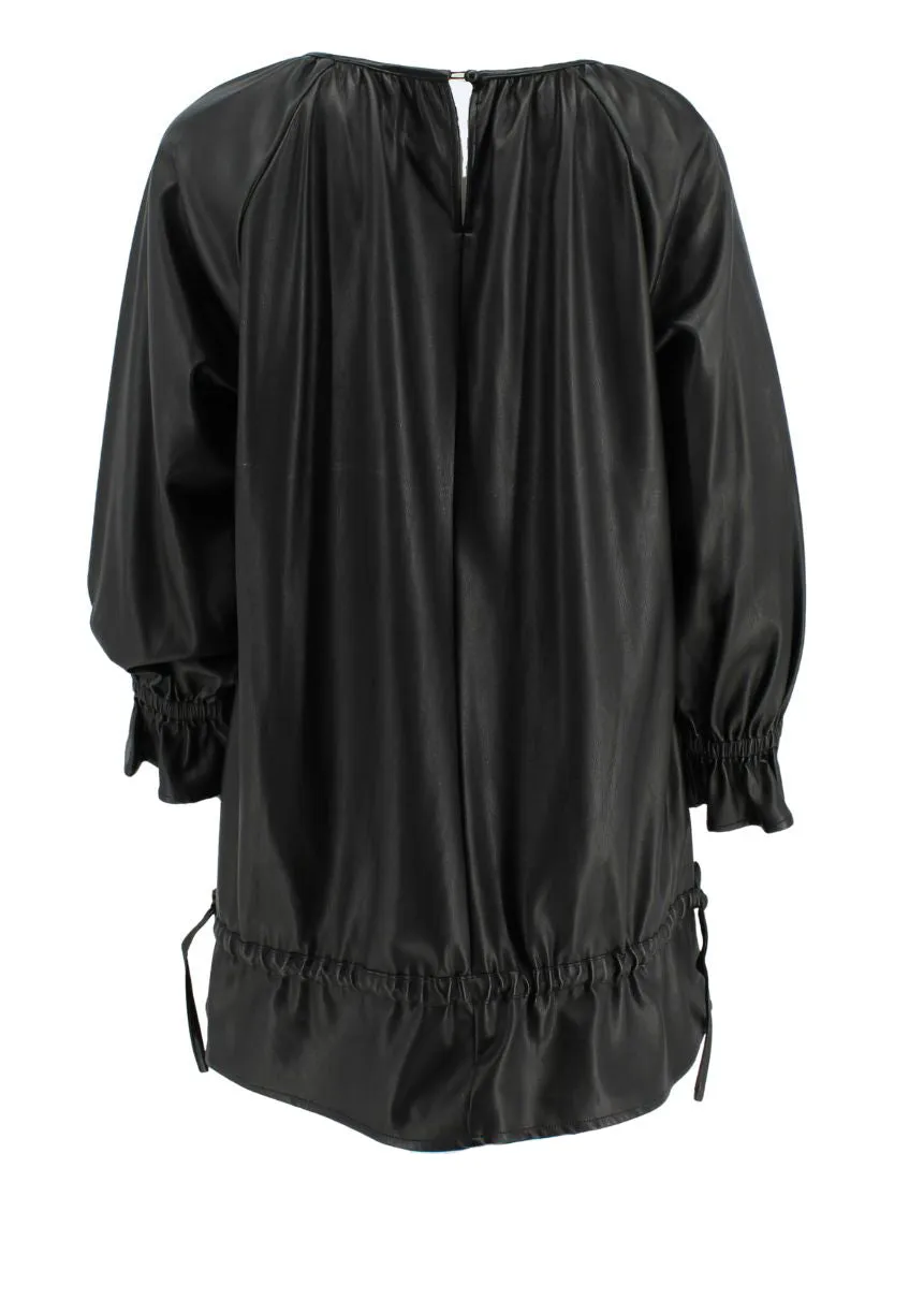 Dolce Cabo Faux Leather Babydoll Dress/Tunic