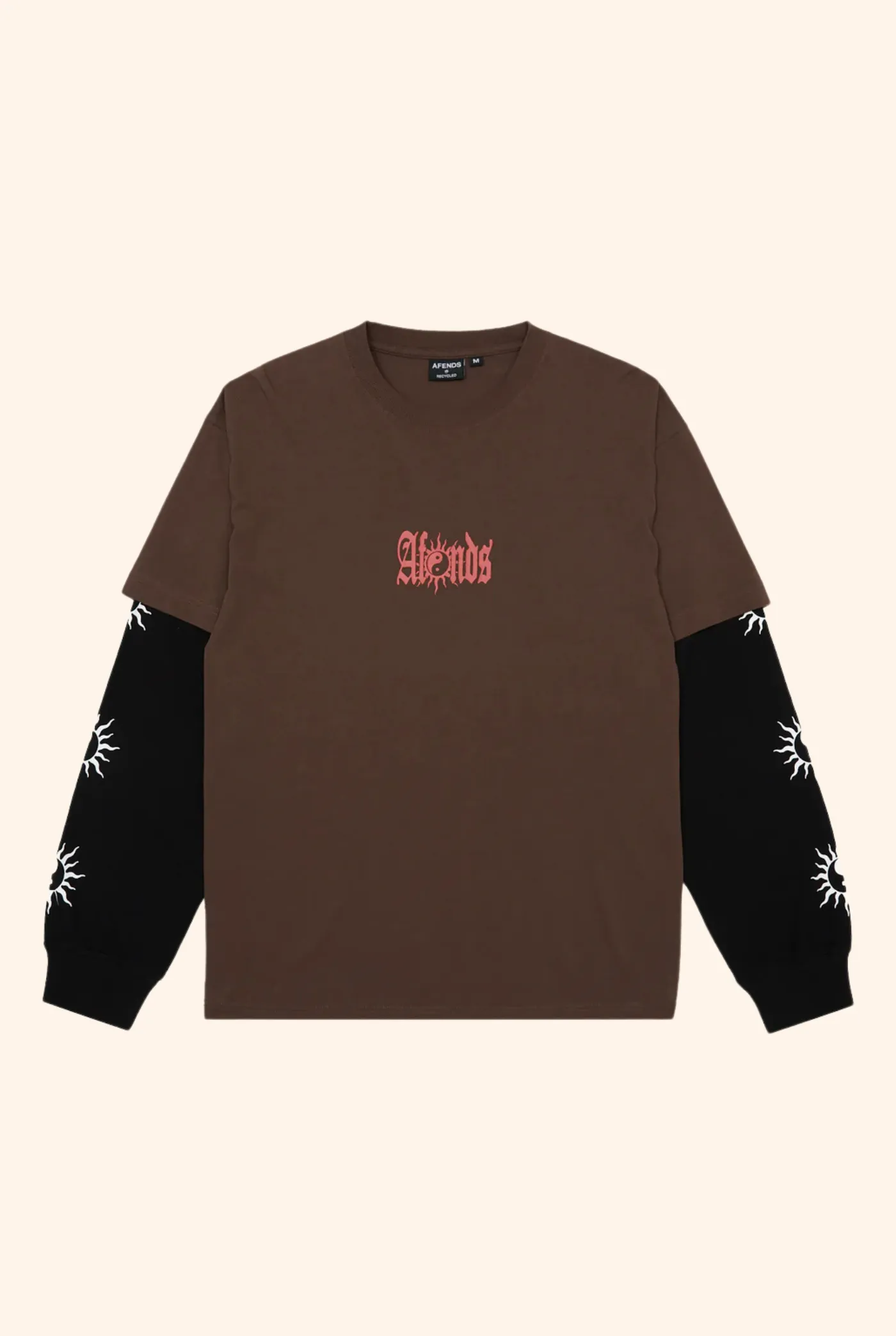 Double Trouble Layered Boxy Tee Coffee