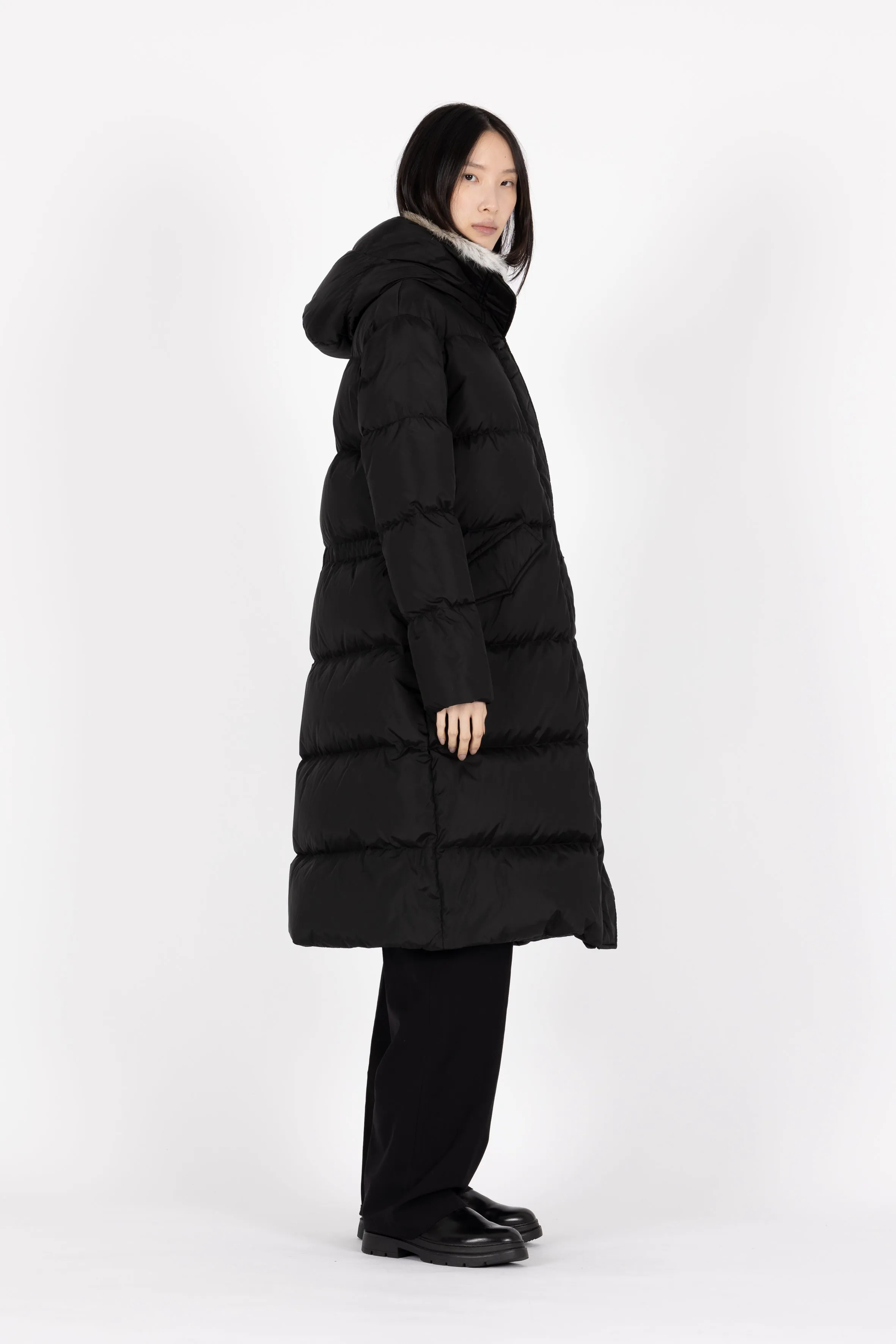 ELONGATED DOWN COAT EZA