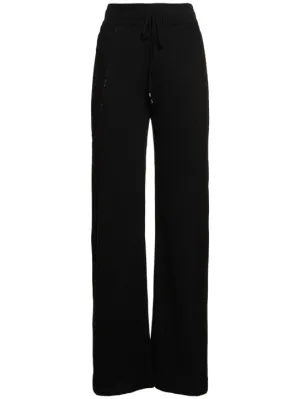 Ermanno Scervino   Embroidered knit sweatpants 