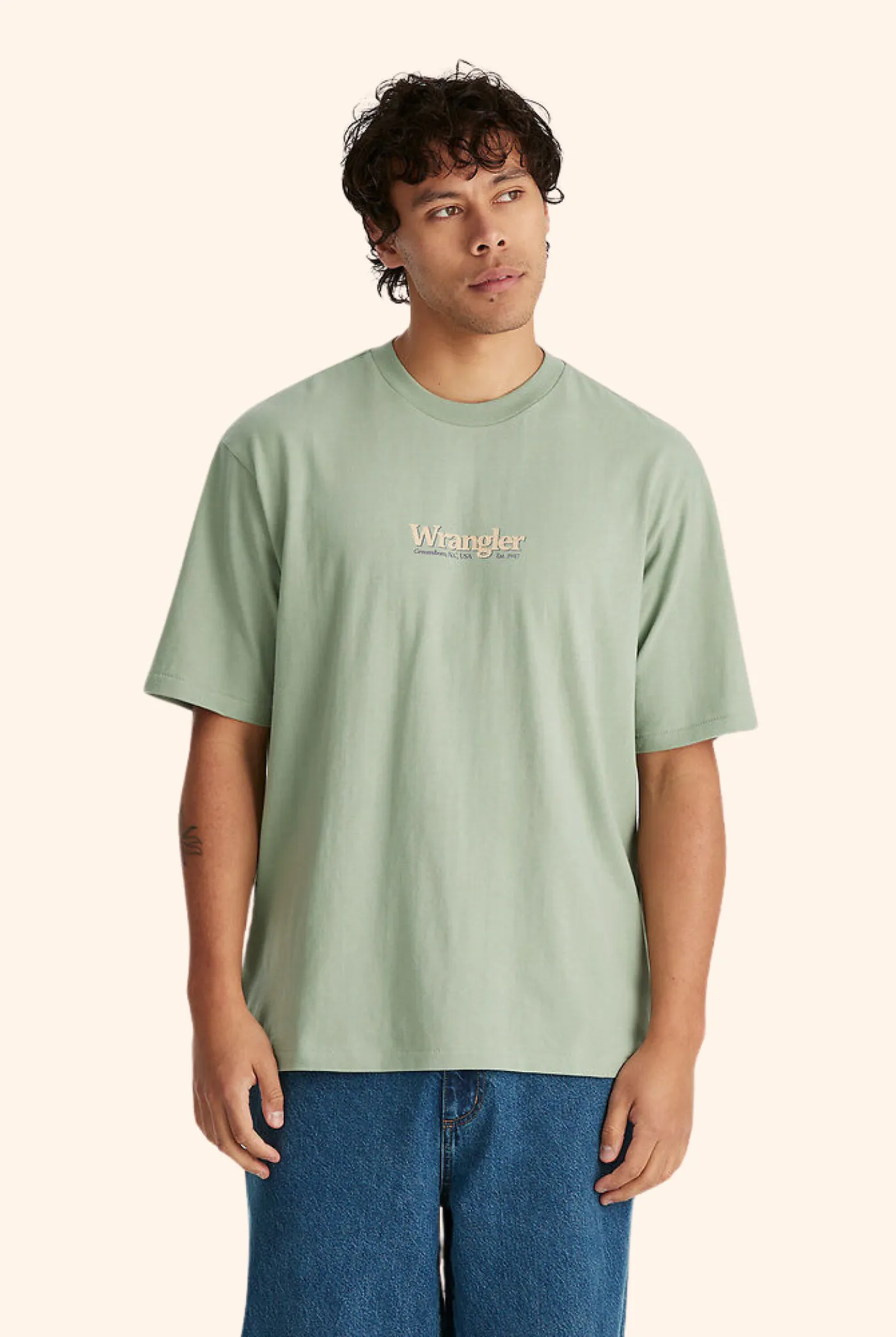 Everyday Slacker Tee in Green