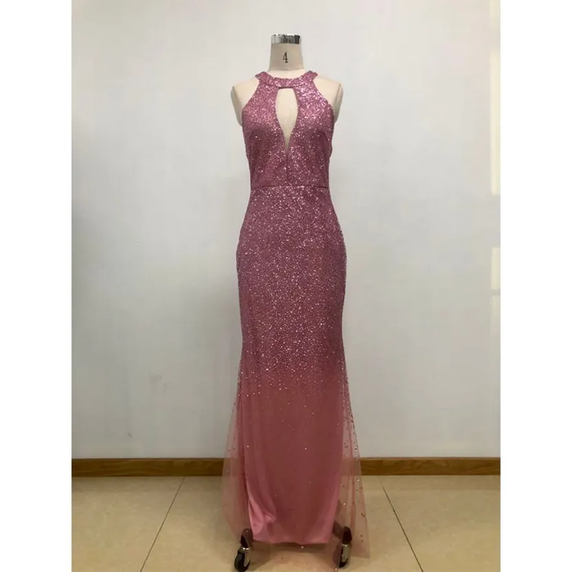 Funki Buys | Dresses | Women's Sequin Mermaid Evening Gown