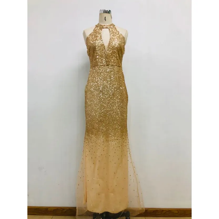 Funki Buys | Dresses | Women's Sequin Mermaid Evening Gown