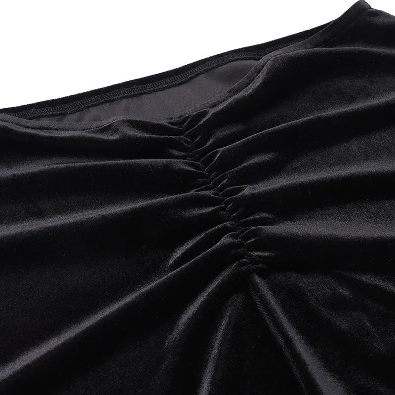 HQO3073 Lace Fishtail Skirt