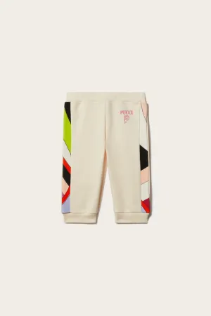 Iride-Print Cotton Sweatpants