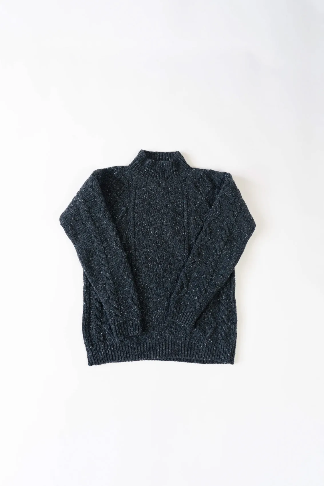 Irish Wolfhound Grey Donegal Aran Jumper