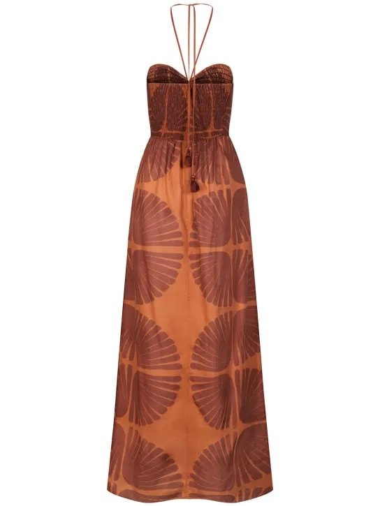 Johanna Ortiz   Mother Of All Waters cotton maxi dress 
