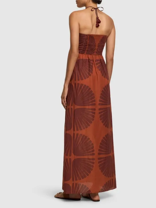 Johanna Ortiz   Mother Of All Waters cotton maxi dress 