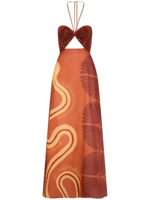 Johanna Ortiz   Mother Of All Waters cotton maxi dress 