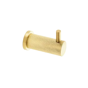 Knurled Coat Hook | Solid Brass Coat Hook
