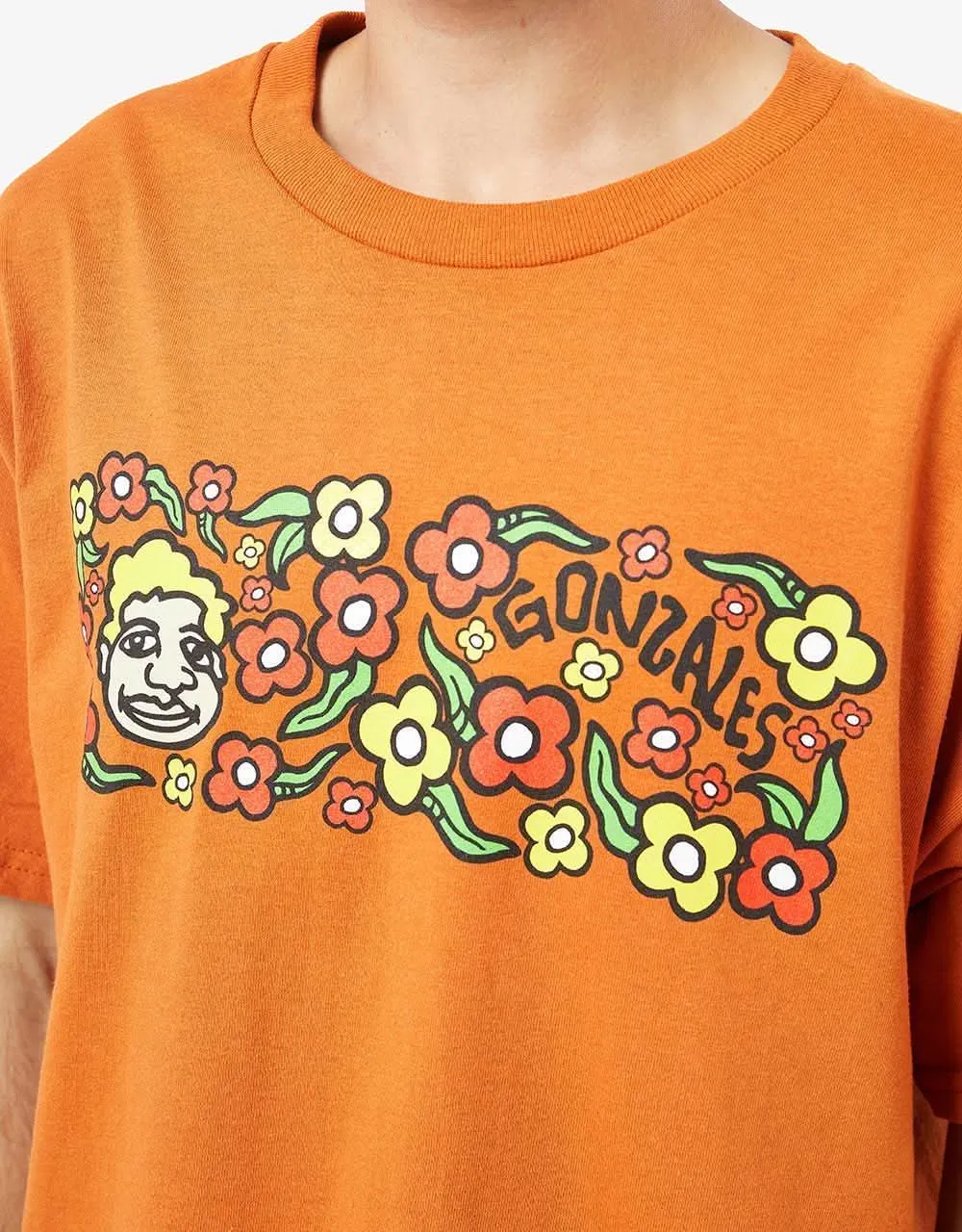 Krooked Sweatpants T-Shirt - Orange/Multi