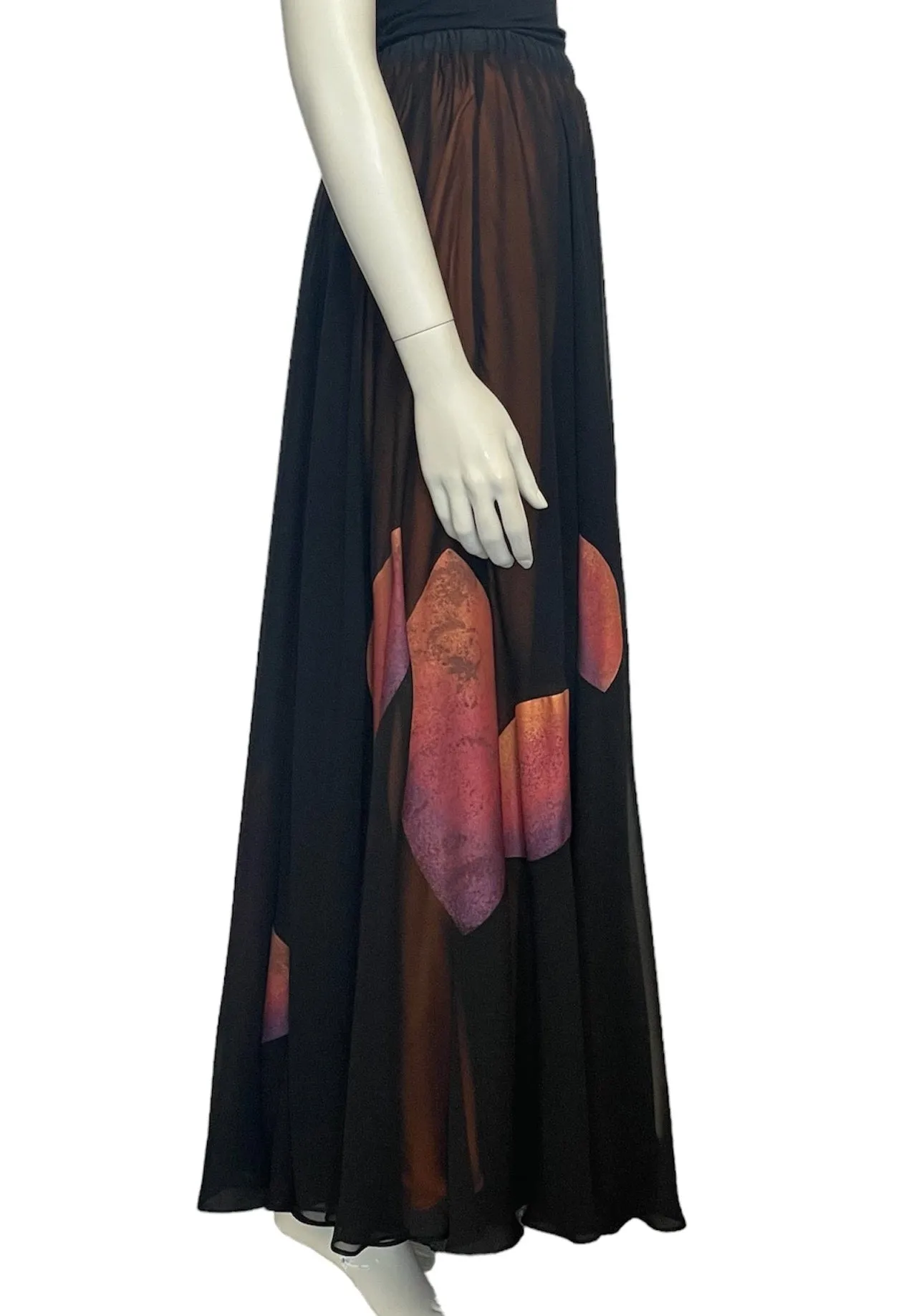 Layered Bias Skirt