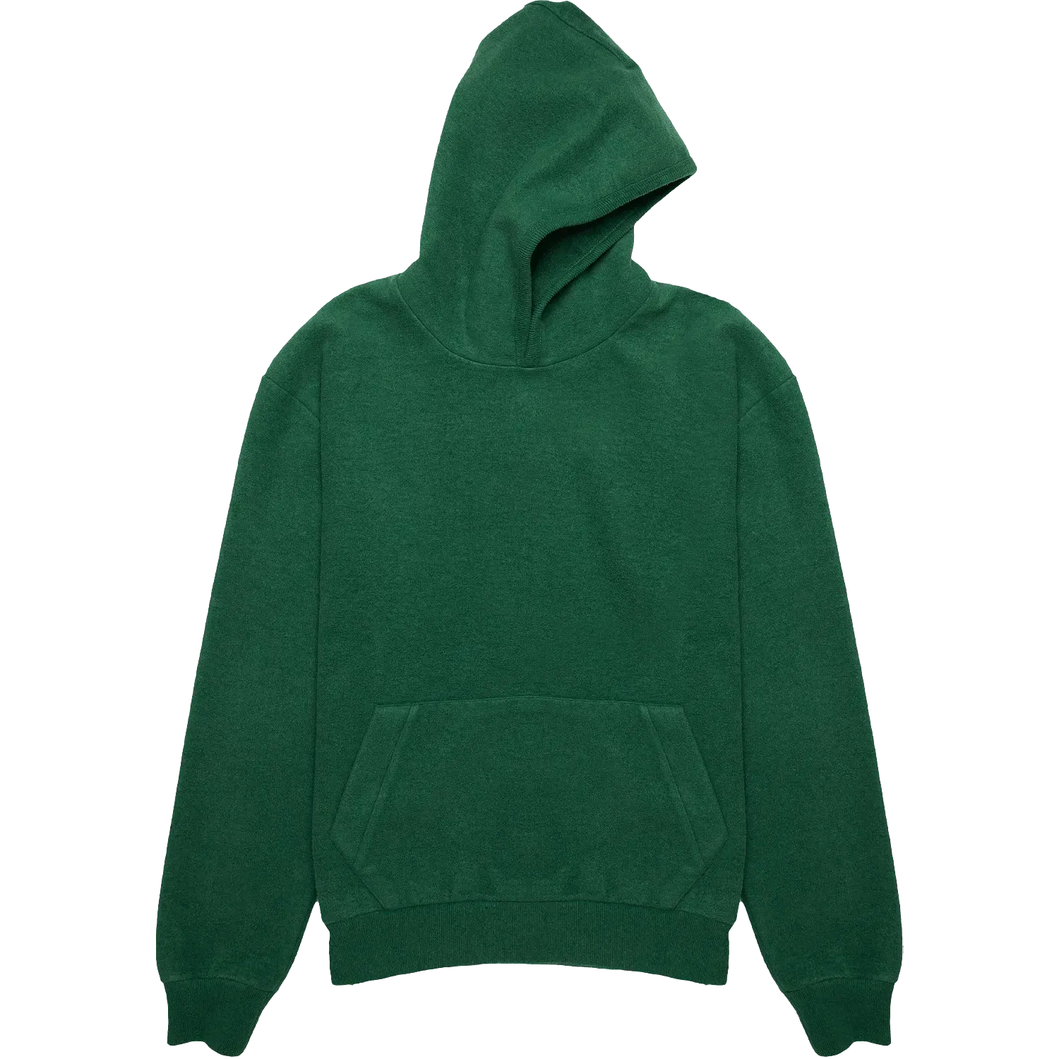 Matias Fleece Hoody - Dark Green