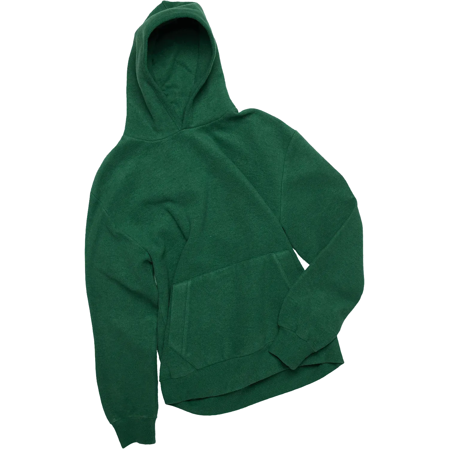 Matias Fleece Hoody - Dark Green