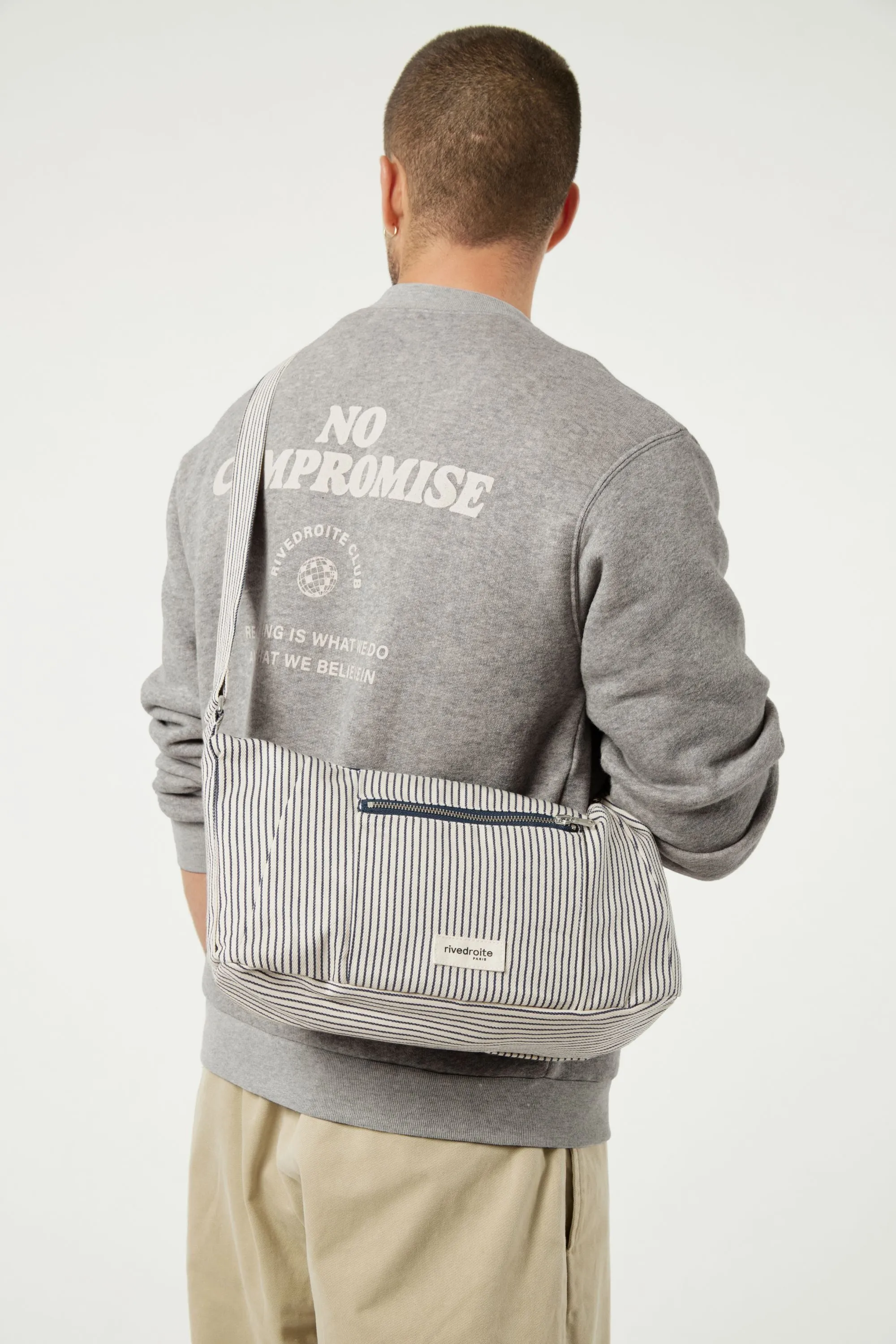 Mini Charlot the Crossbody bag - Recycled cotton Écume