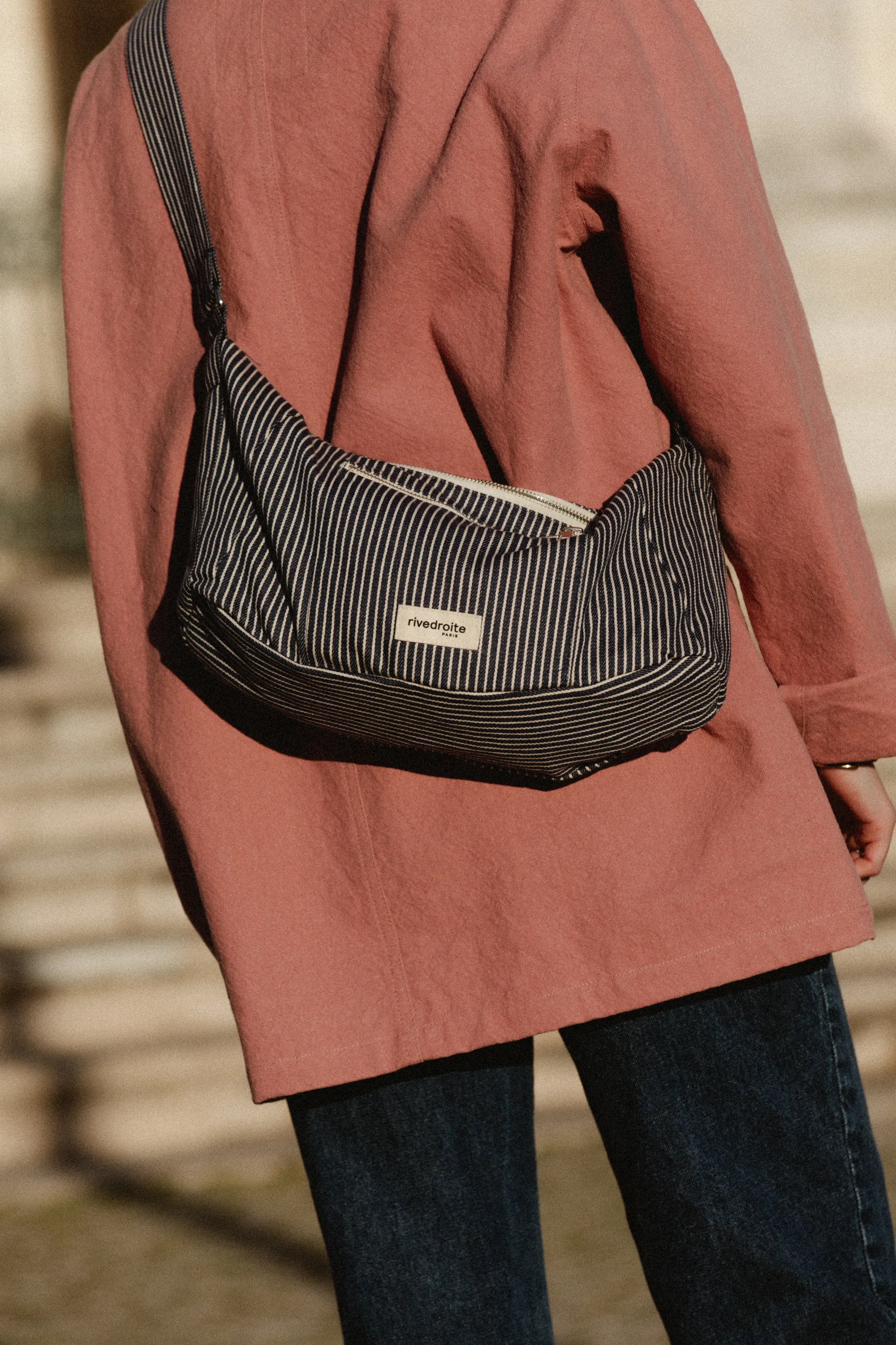Mini Charlot the Crossbody bag - Recycled cotton Océan