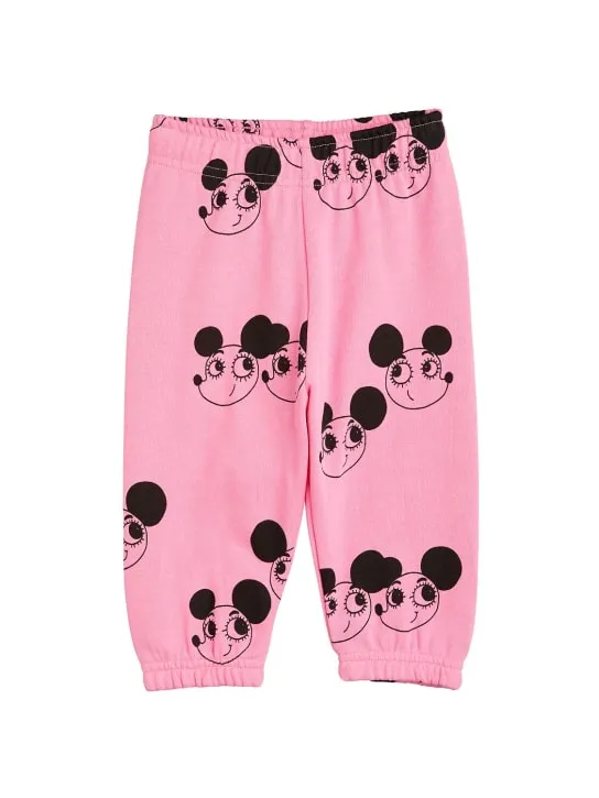Mini Rodini   RitzRats print organic cotton sweatpants 