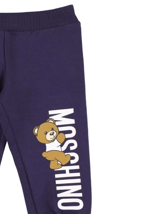 Moschino   Cotton zip sweatshirt &amp; sweatpants 