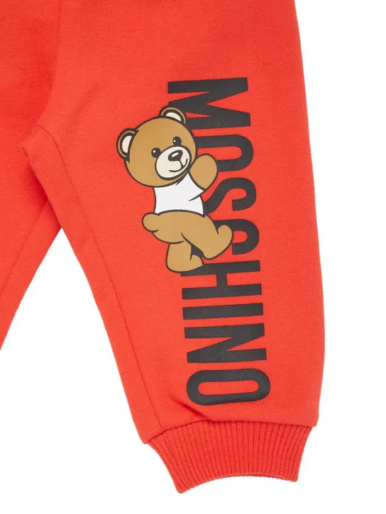 Moschino   Cotton zip sweatshirt &amp; sweatpants 